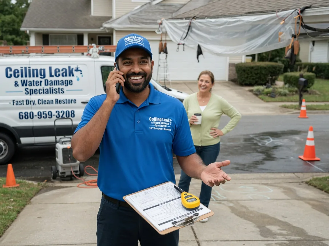 Ceiling Leak Cleanup Karnak, IL FAQs